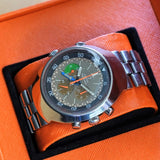 1969 OMEGA Flightmaster Watch 145.013 Cal. 910 Original Bracelet Chronograph Pilots Wristwatch