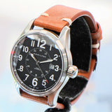 HAMILTON Khaki Field Officer Auto Watch H706150 44mm Black Dial Wristwatch  - In Double Box!
