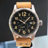 HAMILTON Khaki Field Officer Auto Watch H706550 44mm Black Dial Wristwatch  - ALL Original & Double Box!