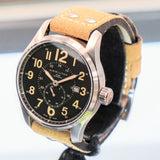 HAMILTON Khaki Field Officer Auto Watch H706550 44mm Black Dial Wristwatch  - ALL Original & Double Box!