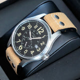 HAMILTON Khaki Field Officer Auto Watch H706550 44mm Black Dial Wristwatch  - ALL Original & Double Box!