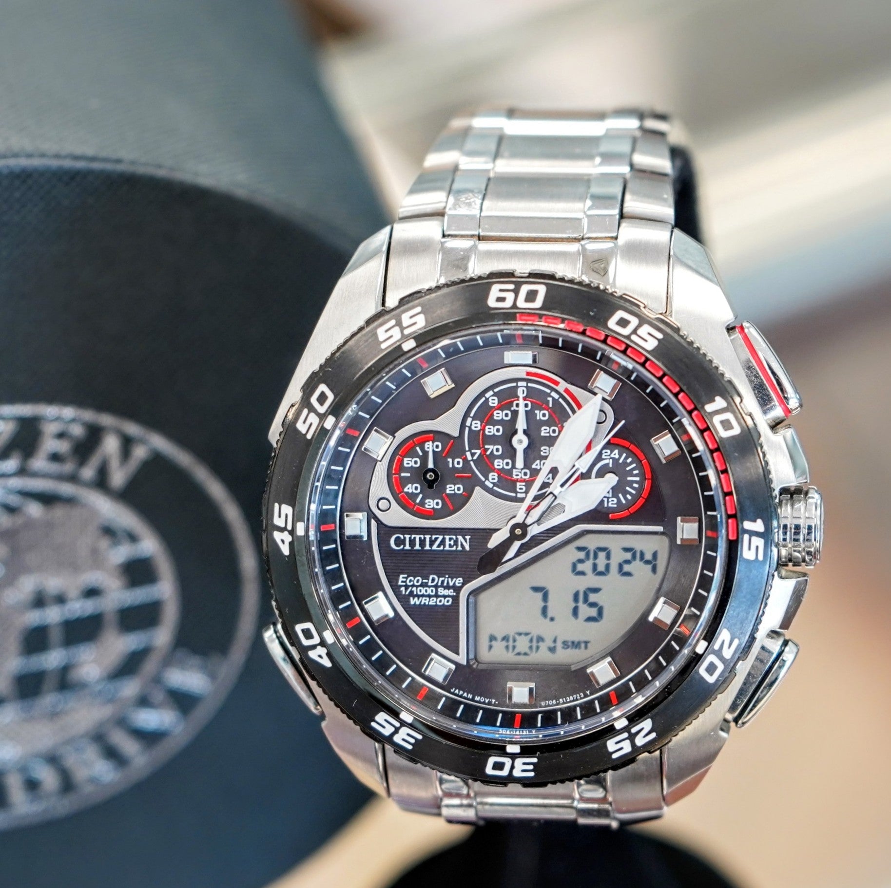 Promaster Watch CITIZEN Promaster SST Watch Eco-Drive Chronograph Wristwatch Ref. JW01 ...