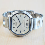 1968 HAMILTON Fontainebleau Watch 64047-3 Automatic Wristwatch Date Indicator ALL S.S. Swiss Made