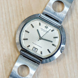 1968 HAMILTON Fontainebleau Watch 64047-3 Automatic Wristwatch Date Indicator ALL S.S. Swiss Made
