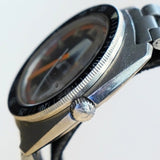 Vintage CERTINA Automatic Argonaut Watch 200M Date Indicator Black & Orange Wristwatch