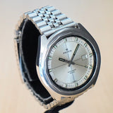 Vintage PIERCE Diver Automatic Watch 2000 Intercosmos Date Indicator Swiss Made Wristwatch ALL S.S.