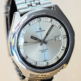 Vintage PIERCE Diver Automatic Watch 2000 Intercosmos Date Indicator Swiss Made Wristwatch ALL S.S.