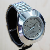 Vintage LANCO Airvac 6000 Scratch Field Watch Date Automatic Wristwatch - Original Bracelet ALL S.S.