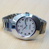 Vintage LANCO Airvac 6000 Scratch Field Watch Date Automatic Wristwatch - Original Bracelet ALL S.S.