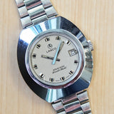 Vintage LANCO Airvac 6000 Scratch Field Watch Date Automatic Wristwatch - Original Bracelet ALL S.S.