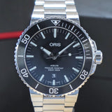 ORIS Aquis Date Watch 733 7730 Dive Automatic Wristwatch S.S. - ALL Original - Double Box & Papers