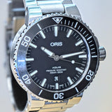ORIS Aquis Date Watch 733 7730 Dive Automatic Wristwatch S.S. - ALL Original - Double Box & Papers