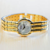 Vintage GRUEN Precision Ladies Watch Mother of Pearl Dial Quartz Wristwatch