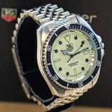 Vintage TAG HUER 1000 Night Diver Watch 42mm 980.032N Jumbo Lume Dial - Original Bracelet - Double Box!