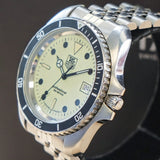 Vintage TAG HUER 1000 Night Diver Watch 42mm 980.032N Jumbo Lume Dial - Original Bracelet - Double Box!