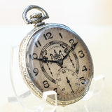 1925 ILLINOIS A. Lincoln Dress Pocket Watch 12s Openface 19 Jewels Grade 527 ADJ