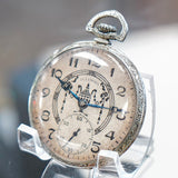 1925 ILLINOIS A. Lincoln Dress Pocket Watch 12s Openface 19 Jewels Grade 527 ADJ