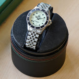 Vintage TAG HEUER 1000 Night Diver Watch 980.113D Date Indicator Wristwatch Original Bracelet ALL S.S. - In Box!