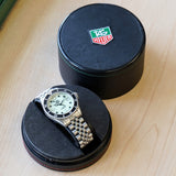 Vintage TAG HEUER 1000 Night Diver Watch 980.113D Date Indicator Wristwatch Original Bracelet ALL S.S. - In Box!
