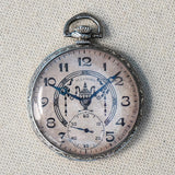 1925 ILLINOIS A. Lincoln Dress Pocket Watch 12s Openface 19 Jewels Grade 527 ADJ