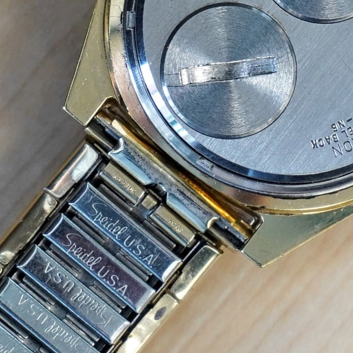 1976 BULOVA Computron Watch Red LED Display Digital Wristwatch - CELL ...