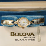 BULOVA 1964 Leading Lady "G" Watch 21 Jewels Wristwatch - ALL Original - Box & Papers!