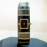 RADO Diastar Diaqueen Watch 18K Gold & Diamond Ceramic 963.0410.3 Wristwatch Swiss