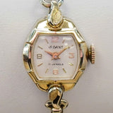 Vintage Le Gant Ladies Wristwatch 21 Jewels Manual Watch - Original 10K GF Bracelet