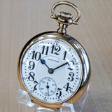1920 HAMILTON Railroad Pocket Watch 21 Jewels Grade 992 Lever Set - Made in U.S.A.