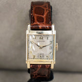 1946 HAMILTON Tank Case Watch 19 Jewels Cal. 982 U.S.A. Wristwatch 14K Gold Filled