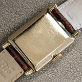1946 HAMILTON Tank Case Watch 19 Jewels Cal. 982 U.S.A. Wristwatch 14K Gold Filled