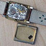 1946 HAMILTON Tank Case Watch 19 Jewels Cal. 982 U.S.A. Wristwatch 14K Gold Filled