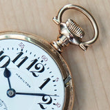 1920 HAMILTON Railroad Pocket Watch 21 Jewels Grade 992 Lever Set - Made in U.S.A.
