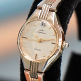 Vintage Ladies JULES JURGENSEN Wristwatch Diamond Dial 3208CH - Original Bracelet