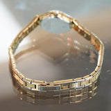 Vintage Ladies JULES JURGENSEN Wristwatch Diamond Dial 3208CH - Original Bracelet