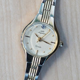 Vintage Ladies JULES JURGENSEN Wristwatch Diamond Dial 3208CH - Original Bracelet