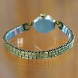 Vintage Ladies BENRUS Watch 17 Jewels Fancy Case and Lugs & Original Flex Bracelet
