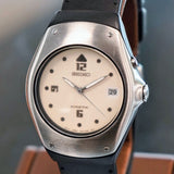 Vintage SEIKO Kinetic Watch Arctura 5M42-0E49 Date Indicator Quartz Wristwatch