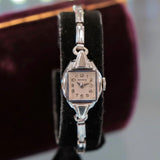 Vintage Ladies BENRUS Watch 17 Jewels Fancy Case and Lugs & Original Flex Bracelet Swiss
