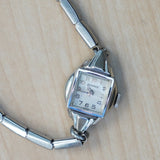 Vintage Ladies BENRUS Watch 17 Jewels Fancy Case and Lugs & Original Flex Bracelet Swiss