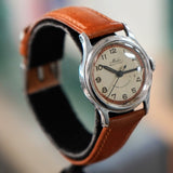 Vintage MIDO Multifort Super Automatic Watch ALL S.S. 17 Jewels Cal. 817 Two-Tone Dial 220