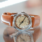Vintage MIDO Multifort Super Automatic Watch ALL S.S. 17 Jewels Cal. 817 Two-Tone Dial 220