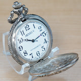 HENRY V Manual Pocket Watch Antimagnetic Railroad Engraved Decorated Hunter Case