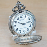 HENRY V Manual Pocket Watch Antimagnetic Railroad Engraved Decorated Hunter Case