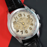 Vintage BAUME & MERCIER Geneve Chronograph Watch Antimagnetic 17 Jewels 39mm Swiss Made