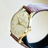 1960 International National Watch Co. 17 Jewels Cal. IWC 89 Wristwatch 18K GOLD
