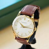 1960 International National Watch Co. 17 Jewels Cal. IWC 89 Wristwatch 18K GOLD