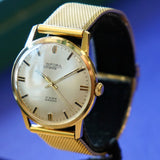 Vintage BIFORA Stratos Watch 17 Rubis Bishock Cal. B 130 Wristwatch 34mm Round Case