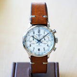 CHRISTOPHER WARD C3 Grand Tourer Chronograph Watch Date Indicator Swiss Wristwatch Original Strap