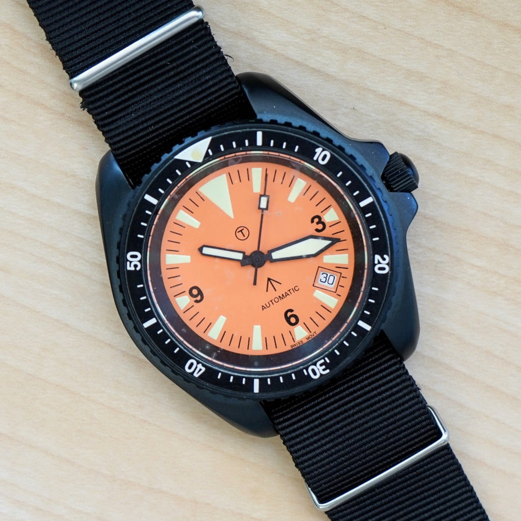 NOS 1980s MWC MIL DIVER Automatic Watch British Military Issue 0555/66 ...